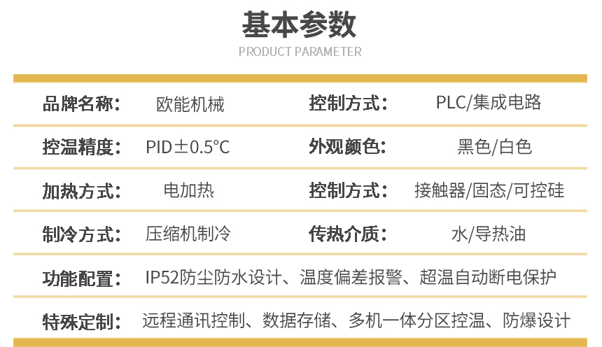 冷熱模溫機參數
